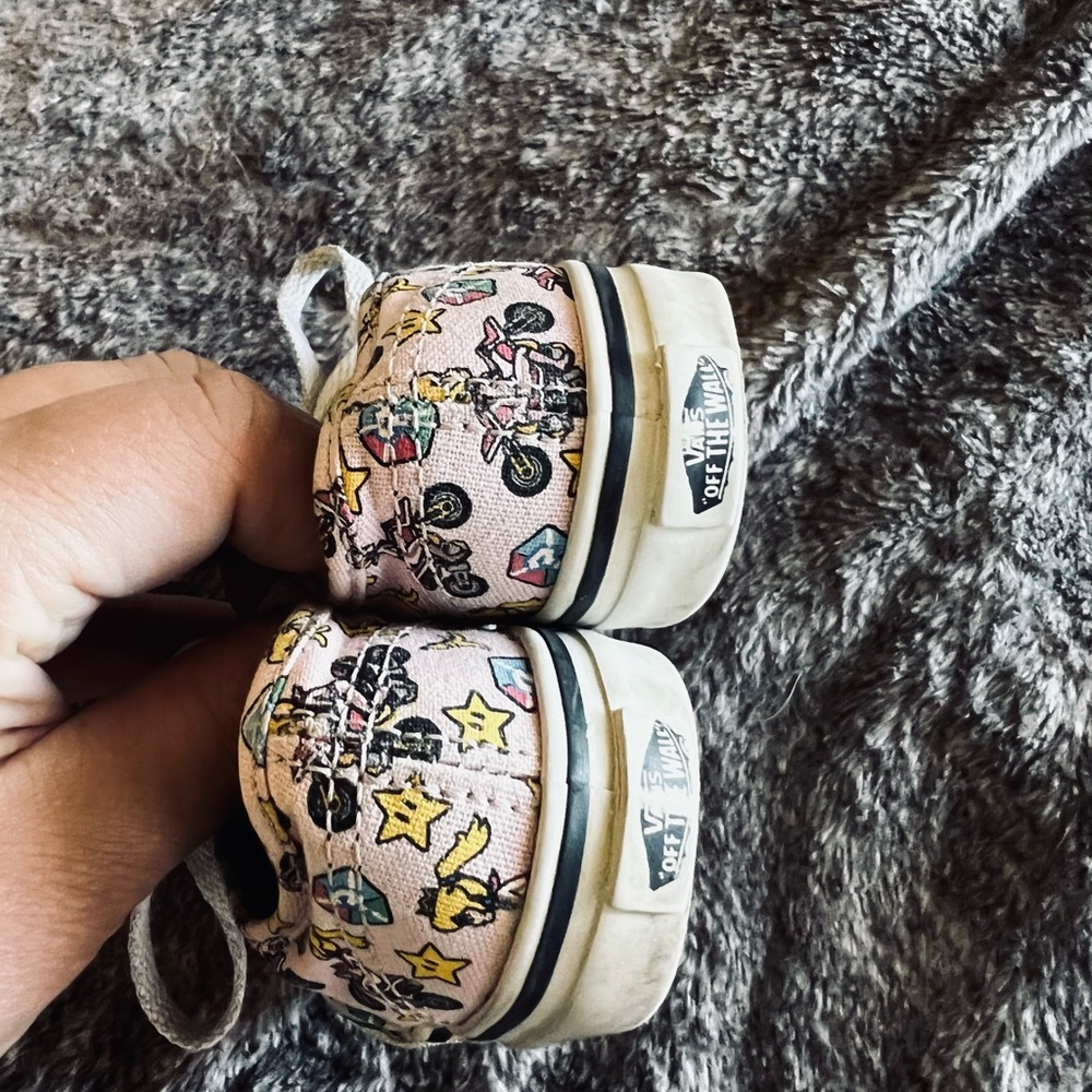 Vans Mario Kart Game Over Toddler Sneakers Sz 6.5 - Picture 5 of 9